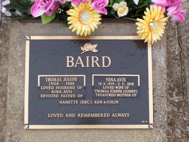 NINA AVIS BAIRD