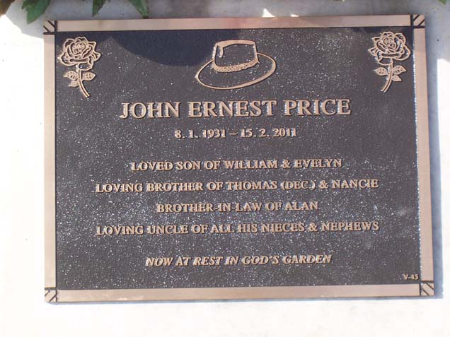 JOHN ERNEST PRICE