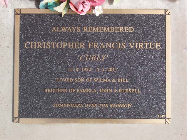 CHRISTOPHER FRANCIS VIRTUE