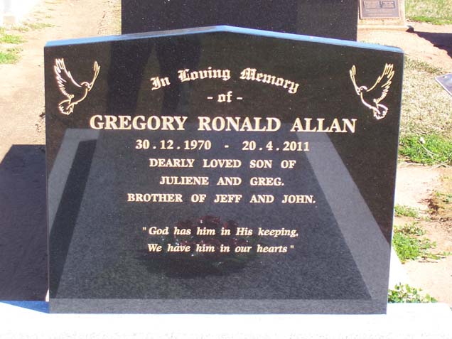 GREGORY RONALD ALLAN