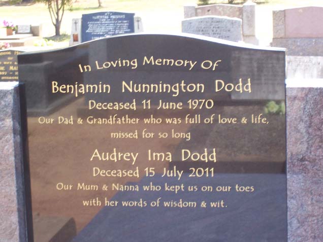 AUDREY ILMA DODD