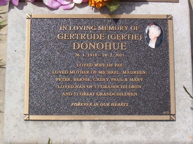 GERTRUDE DONOHUE