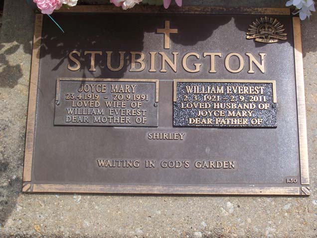 WILLIAM EVEREST STUBINGTON