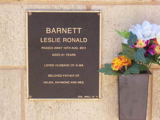 LESLIE RONALD BARNETT