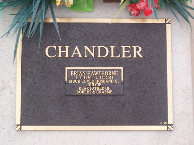 BRIAN HAWTHORN CHANDLER