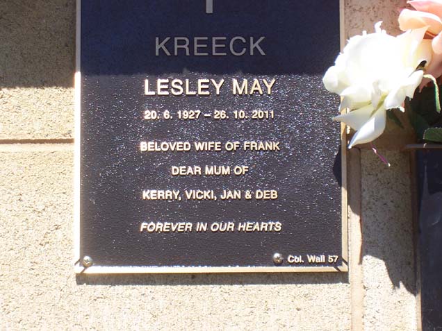 LESLEY MAY KREECK