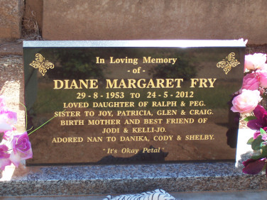 DIANE MARGARET FRY