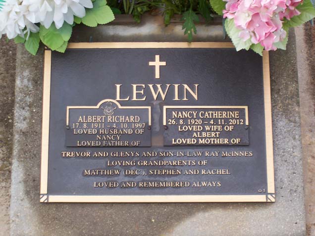 NANCY CATHERINE LEWIN