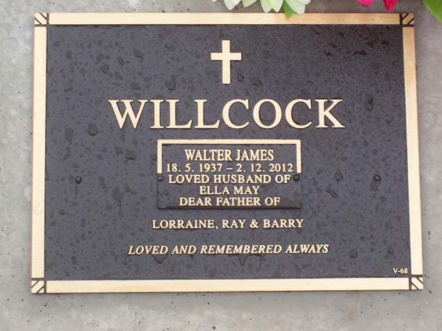 WALTER JAMES WILLCOCK