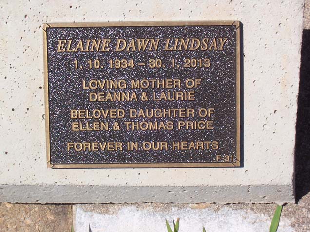 ELAINE DAWN LINDSAY