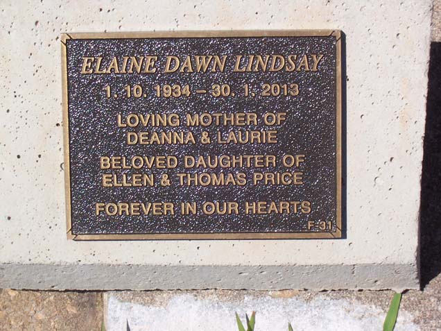 ELAINE DAWN LINDSAY