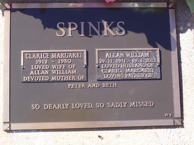 ALAN WILLIAM SPINKS