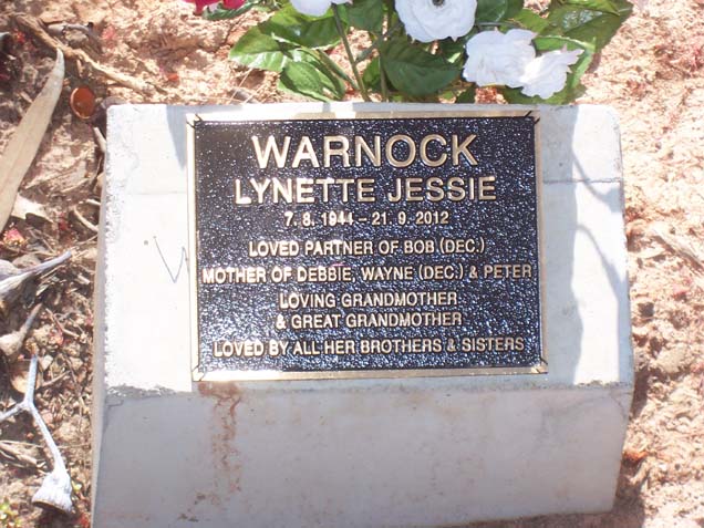 LYNETTE JESSIE WARNOCK
