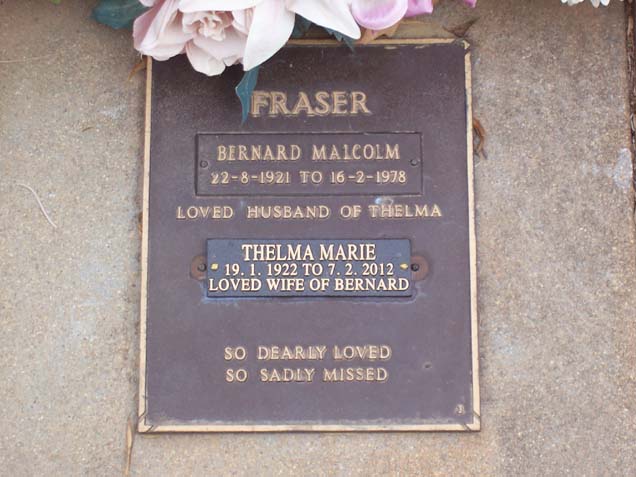 THELMA MARIE FRASER