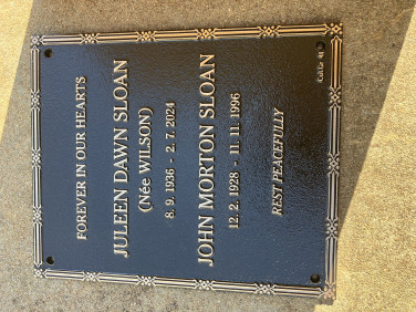 Headstone for Juleen Dawn Sloan, Benalla Cemetery, Victoria JULEEN DAWN SLOAN