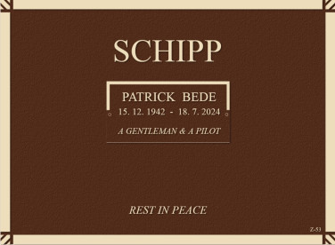 PATRICK BEDE SCHIPP