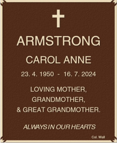 CAROL ANNE ARMSTRONG