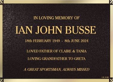 IAN JOHN BUSSE
