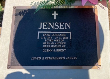FAYE LORRAINE JENSEN