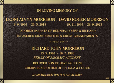 DAVID ROGER MORRISON