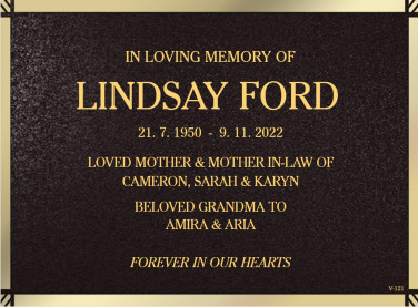 LINDSAY ELIZABETH FORD