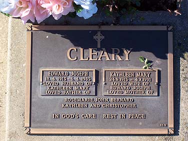KATHLEEN MARY CLEARY