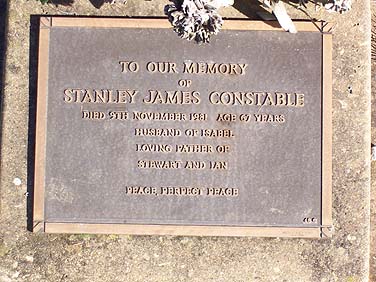 STANLEY JAMES CONSTABLE