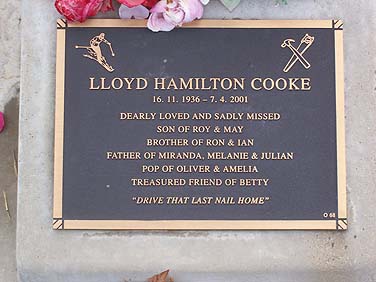 LLOYD HAMILTON COOKE