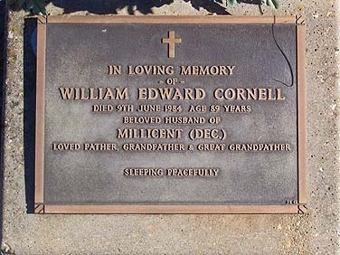 WILLIAM EDWARD CORNELL