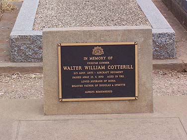 WALTER WILLIAM COTTERILL