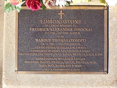 HAROLD THOMAS EDMONDSTONE