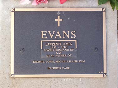 LAWRENCE JAMES EVANS