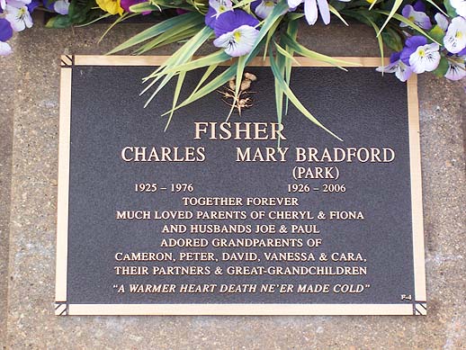 MARY BRADFORD FISHER