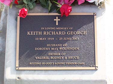 KEITH RICHARD GEORGE