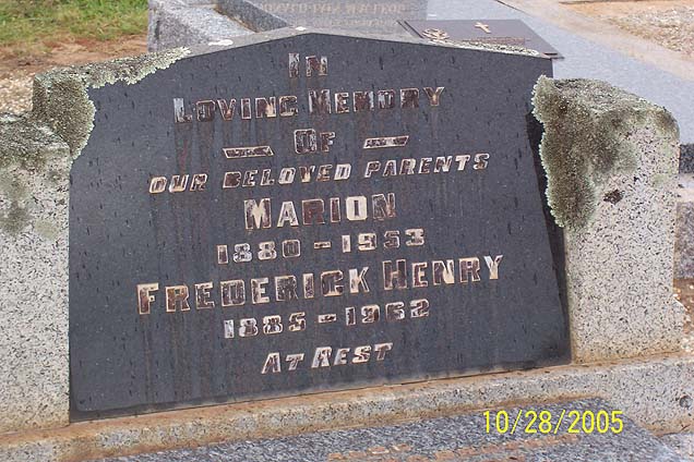 FREDERICK HENRY GRAY