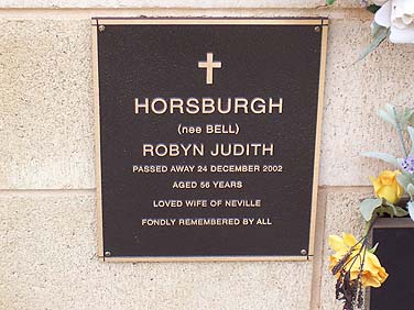 ROBYN JUDITH HORSBURGH