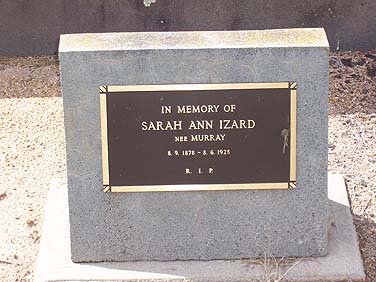 SARAH ANN IZARD