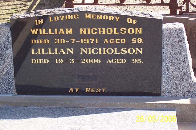 WILLIAM NICHOLSON