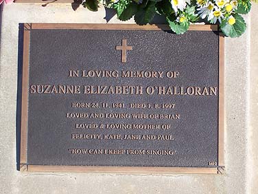 SUZANNE ELIZABETH O'HALLORAN