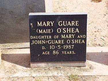 MARY GUARE O'SHEA