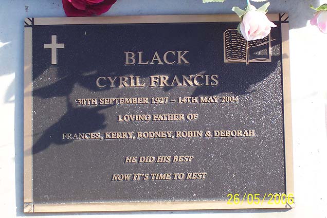 CYRIL FRANCIS BLACK