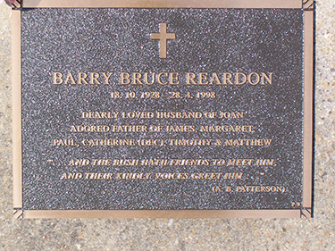 BARRY BRUCE REARDON