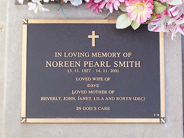 NOREEN PEARL SMITH