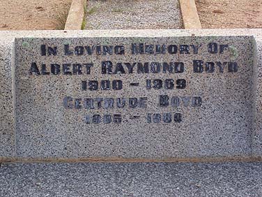 ALBERT RAYMOND BOYD