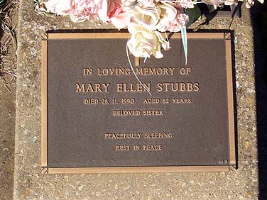 MARY ELLEN STUBBS