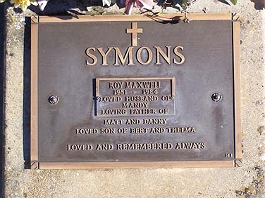 ROY MAXWELL SYMONS