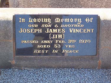JOSEPH JAMES VINCENT