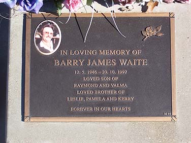 BARRY JAMES WAITE