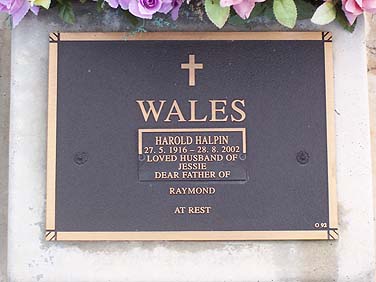 HAROLD HALPIN WALES
