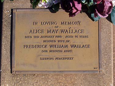 ALICE MAY WALLACE